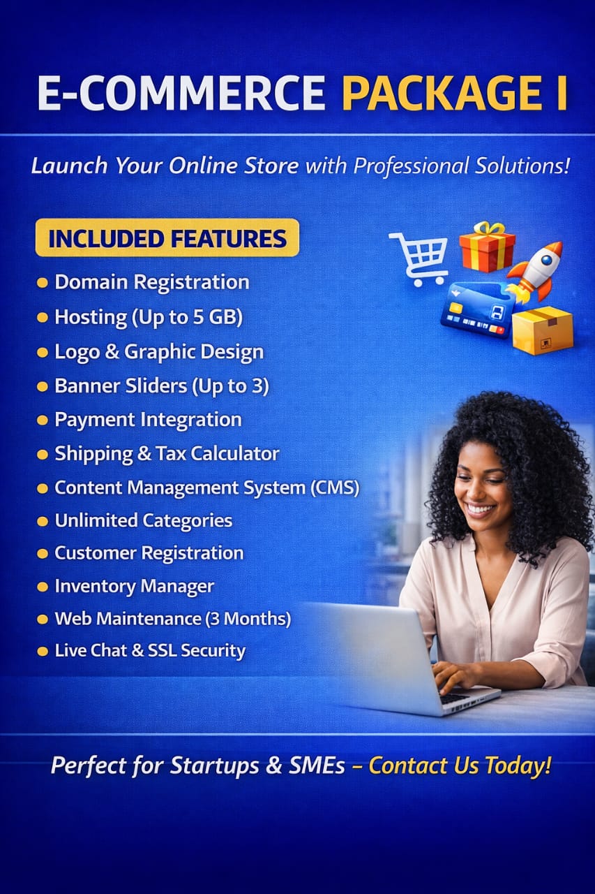 nigeria e commerce website designer
