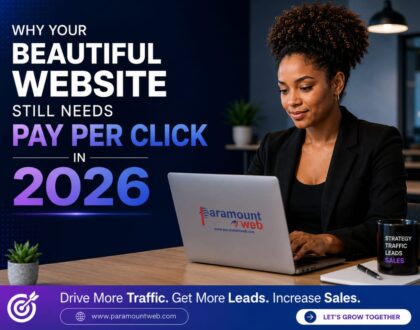 WHY YOUR BEAUTIFUL WEBSITE STILL NEEDS PPC(PAY PER CLICK) TO GET FOUND IN 2026
