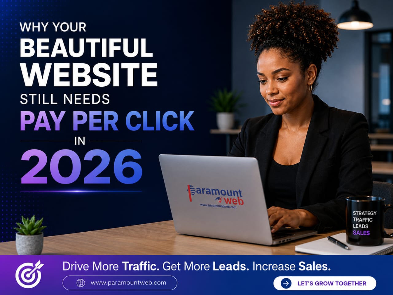 WHY YOUR BEAUTIFUL WEBSITE STILL NEEDS PPC(PAY PER CLICK) TO GET FOUND IN 2026